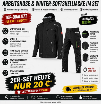 Softshelljacke Bundhose Set